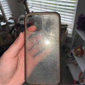 iPhone 12 glittery case